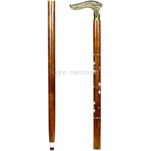 36" Walking Stick / Cane (Rhombus Wood, Large Shrubs)