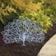 thumbnail image 4 of Estaca de Jardín de Pavos Reales de Metal, Estatua Decorativa de Pavos Reales de Arte de Jardín Ahuecada, Animal de Pavos Reales de Metal Extiende Su , Verde, 4 of 5