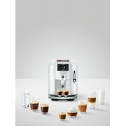 Jura E8 Automatic Espresso Machine (Piano White) w/ Milk Container and Filter