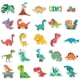 thumbnail image 2 of Paquete de 50 pegatinas de vinilo impermeables de dinosaurio tiranosaurio para botella de agua, ordenador portátil, 2 of 4