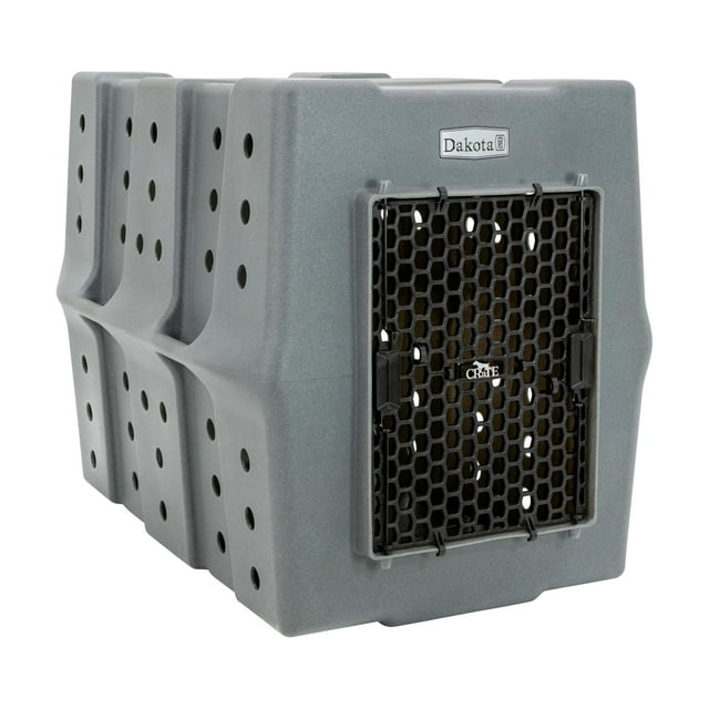Dakota 283 Canine Rough and Tough Economy Pet Kennel, X-Large, Dark Granite