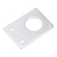 thumbnail image 1 of Unique Bargains Stepper Motor Mounting Bracket Mount Plate 42mm Silver Tone for 3D Printer, 1 of 5
