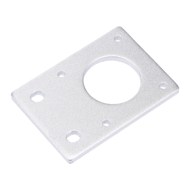 Unique Bargains Stepper Motor Mounting Bracket Mount Plate 42mm Silver Tone for 3D Printer