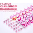 thumbnail image 3 of Guardurnaity 6 unidades/juego de diadema en espiral para niñas y niños con colgante, banda para peinado Multicolor, rendimiento trenzado Cuidado del cabello Rosa, 3 of 6