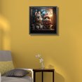 thumbnail image 2 of AB Parcial 5D DIY Taladro Animal Noche Invierno 45x45cm, 2 of 9