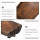 thumbnail image 2 of Jabonera de madera maciza con bandeja vintage, caja de madera para baño, teca, 2 of 6