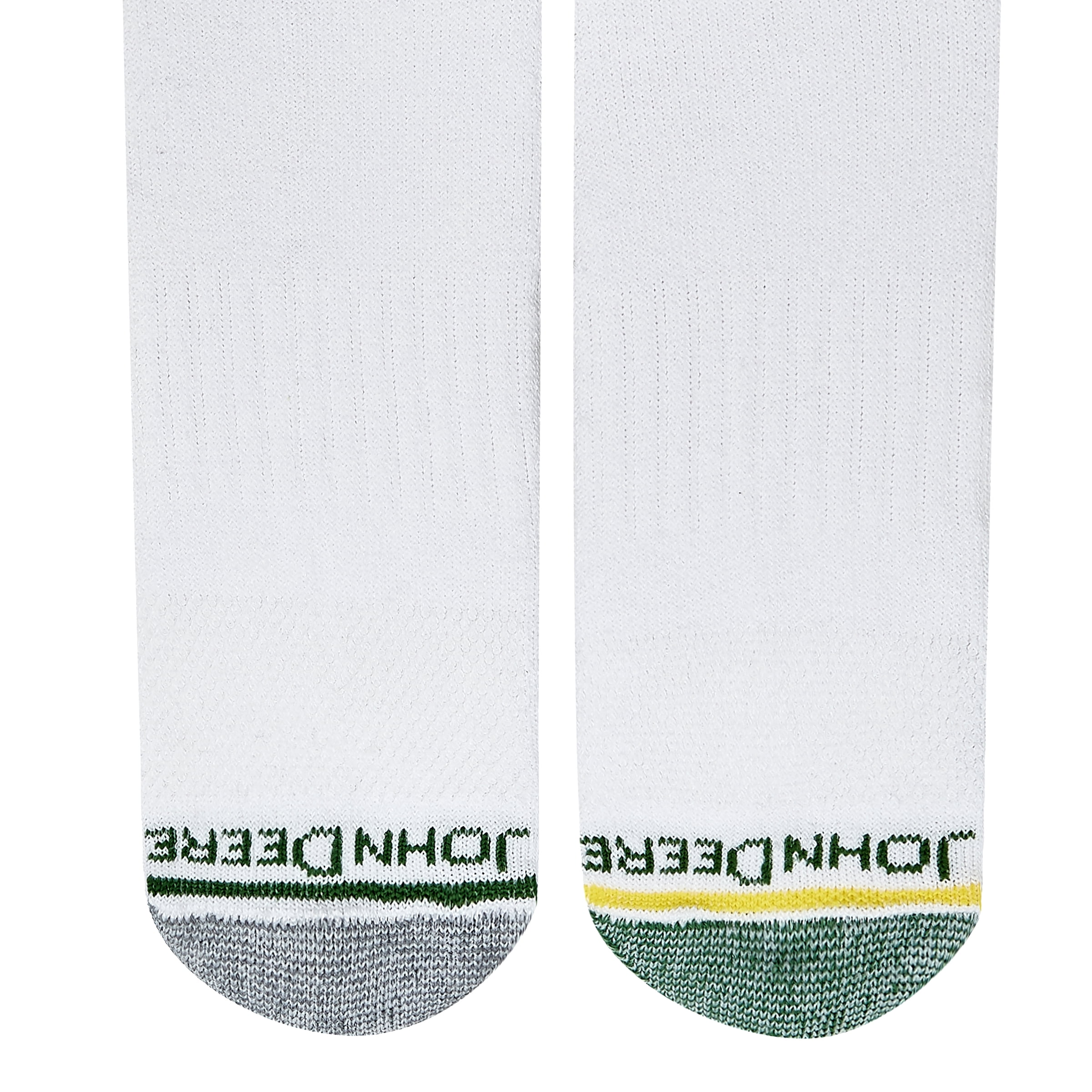 John Deere Men's Socks, Workwear Max Cushion Crew Socks, 6-Pack