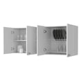 thumbnail image 6 of CoSoTower 59-Inch Four Swing Doors Wall Cabinet White, 6 of 7