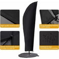 thumbnail image 3 of Wind-Resistant Patio Umbrella Covers, Easy Storage &amp; Clean Market Parasol Cover, Waterproof Oxford Fabric for Full Weather Protection (Designed for Durability), 3 of 5