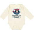 thumbnail image 3 of Inktastic Handsome Like Daddy for Boy Boys Long Sleeve Baby Bodysuit, 3 of 5