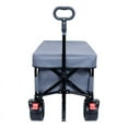 thumbnail image 6 of Heavy-Duty 400LB Foldable Utility Wagon with All-Terrain Wheels & Expandable Bed, Waterproof Collapsible Cart for Beach, Camping, Gardening, Multi-Purpose Outdoor Use, 6 of 25