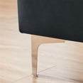 thumbnail image 7 of Storage Ottoman Bench, 55.9" Velvet Fabric Upholstered Entryway Bench Foot Stool for Living Room Bedroom, Rectangular Storage Trunk for Toys, Blankets Organizer End of Bed Bench, Black, 7 of 7