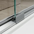thumbnail image 4 of Sunny Shower 60" W x 62" H Bathtub Sliding Shower Door in Brushed Nickel Finish, 4 of 13