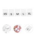 thumbnail image 4 of OFFIGAM 500Pcs White Garment Size Labels for Clothing Shoes and Bags with Easy Application, 4 of 7