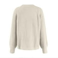 thumbnail image 7 of YDDIAN Women's Cardigan Sweater 100% Cotton Button-Down Long Sleeve Oversized Knit Cardigans White L, 7 of 7