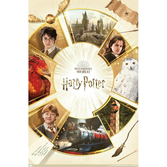 The Wizarding World: Harry Potter - Magic Circle Wall Poster, 22.375" x 34"