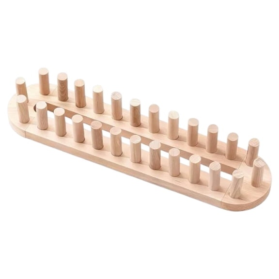Wooden Knitting Loom Chunky Blanket Loom Crafting Durability Sturdy Structure for Household DIY Throw Blankets Scarves