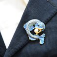 thumbnail image 4 of 1Piece Fish Style Brooch Badge Scarf Buckle Pin Fashion Jewelry, 4 of 8