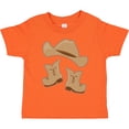 thumbnail image 3 of Inktastic Western Style Boy Boots Boys or Girls Toddler T-Shirt, 3 of 5