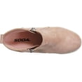 thumbnail image 3 of Soda Taylor Dusty Mauve Hidden Fashion Wedge Sneaker Shoes Side Zipper (6), 3 of 4