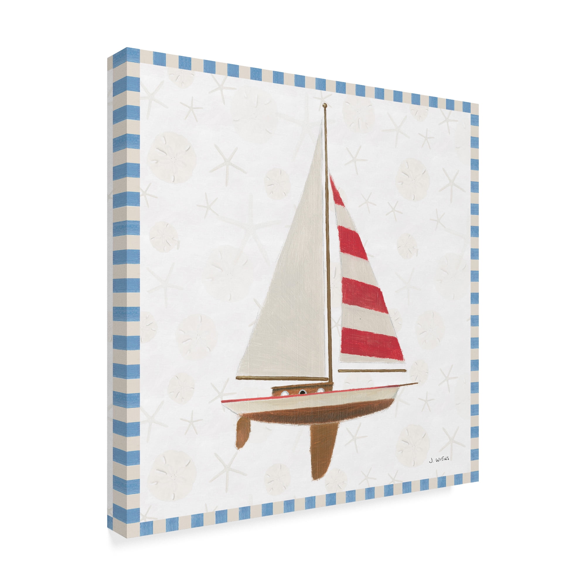 Trademark Fine Art 'Beach Days IV' Canvas Art by James Wiens