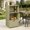 Grayish + Rattan + Steel, variant on LANKANG Two Tier Towel Storage Organizer With Pull Out Bottom Drawer Water Resistant Freestanding Rack For Poolside Hot Tub Bathroom Spa And Outdoor Resort Decor Dark Gray