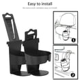 thumbnail image 4 of Amerteer Universal Vehicle Car Truck Case Door Mount Drink Bottle Cup Holder Stand,Portable Mount Stand,Black, 4 of 6