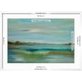 thumbnail image 5 of Art.com Emerald Lagoon Art Print by Silvia Vassileva, White Frame Wall Art, 29" x 21", 5 of 5