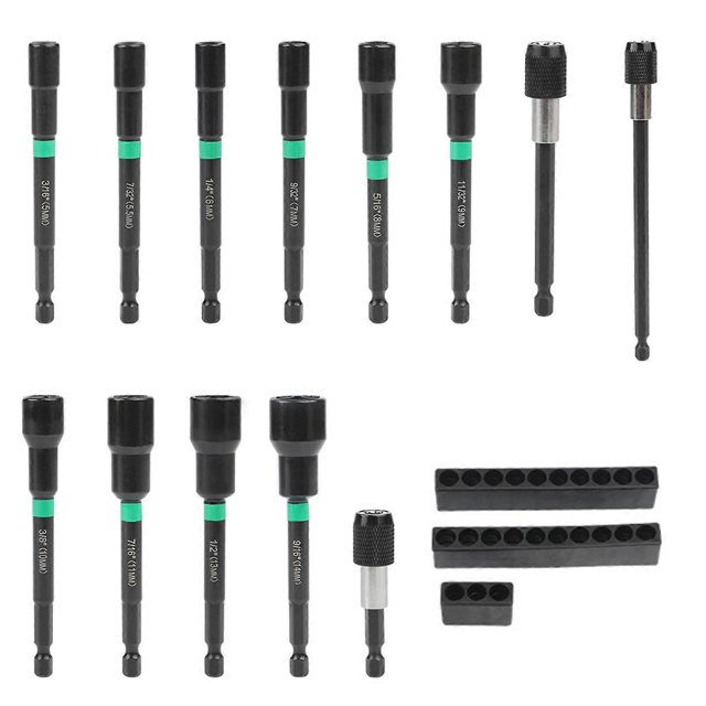 13Piece Stable Magnetic Nut Driver Set Accuracy Nut Driver Set Multiple size Sockets Set for Various Repair Needs