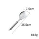 thumbnail image 5 of Juego de utensilios de cocina, pala para wok, espátula, pala para wok con mango largo, acero inoxidable, para cocinar en casa, herramientas de cocina versátiles, accesorios de cocina, apto para chef., 5 of 8