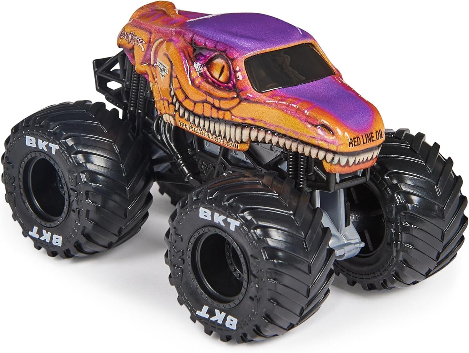 Monster jam Velociraptor & Jurassic Attack 1:64 Diecast Truck Bundle