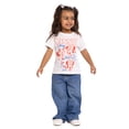 thumbnail image 4 of Minnie Mouse Toddler Graphic Americana Crewneck Tee with Short Sleeves, Sizes 12M-5T, 4 of 6