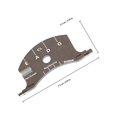 thumbnail image 2 of FUEENIRVA 1Pc Black Professional Violin Bridge Tool Multifunctional Ruler for Precise String Height and Width Control, 2 of 6