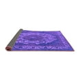 thumbnail image 2 of Ahgly Company Indoor Square Oriental Purple Industrial Area Rugs, 7' Square, 2 of 4