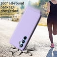 thumbnail image 6 of Decase Cover For Samsung Galaxy S23 Plus, Shockproof PU Leather Book Folding Flip Folio Case with Card Holders Kickstand Magnetic Closure TPU Inner Shell Protective Cover for Women Men, lightpurple, 6 of 6