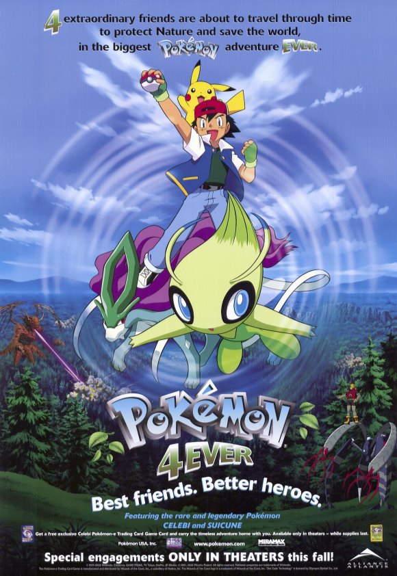 Pokemon 4ever POSTER (11x17) (2002)