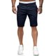 thumbnail image 1 of Pantalones cortos HUNGSON para hombre, ajustados, elásticos, azul marino, talla 34, 1 of 6