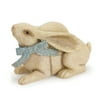 Melrose 11" Lop Eared Bunny Rabbit with Bow Spring Easter Decoration - Blue