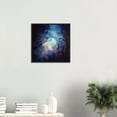thumbnail image 5 of A Moonlit Highland Wood | Signed Fine Art Prints By Scottish Artist Hunter | Unframed or Varied Frames Available, 5 of 15