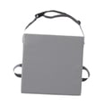 thumbnail image 1 of Asiento elevador para niños pequeños, de viaje, grueso, fácil de limpiar, antideslizante, desmontable, de cuero PU gris, 1 of 9