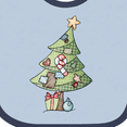 thumbnail image 4 of Inktastic Christmas Tree Boys or Girls Baby Bib, 4 of 4