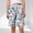 White, variant on Dianli Pajamas Loungewear Printed Casual Home Shorts With Elastic Drawstring Waist And Side Pockets Fashionable Comfortable Breathable Sleep Shorts Lounge Shorts Homewear