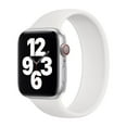 thumbnail image 5 of Open Box Apple Watch Silicone Solo Loop 44mm 45mm 46mm 49mm Series 3 4 5 6 7 8 SE Size: 8 White, 5 of 8