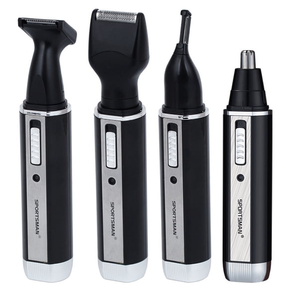 4 in 1 Rechargeable Men Electric Nose Ear Hair Trimmer Painless Women Trimming Sideburns Eyebrows Beard Hair Clipper Cut Shaver