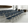 thumbnail image 2 of KFI Studios KOOL Armless Stacking Chair with Casters, Brownstone, 2 of 2