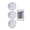 1 controller 3 Lamp, variant on 10 LEDs Light IP65 Waterproof RGB Underwater Light Vase Aquarium Decoration Lights For Pond Garden Swimming Pool ,Low Energy