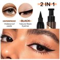 thumbnail image 4 of Fiudx Ofertas Flash Artículos En Oferta White Eyeliner Liquid Eyeliner Not Cool Black Delineador De Ojos De Doble Cabeza 3Ml, 4 of 6