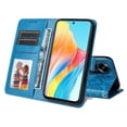 thumbnail image 4 of Funda tipo cartera GANGXUN para OPPO A98 , diseño girasol, cuero PU, soporte, cierre magnético, tarjetero, 4 of 5