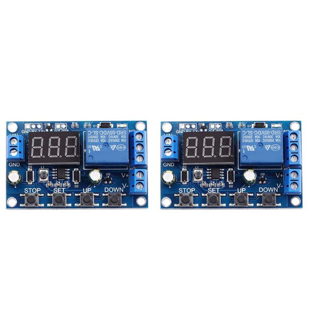 2X DC 6-40V Battery Charger Control Switch Undervoltage Overvoltage Protection Board Auto Cut Off Disconnect Controller