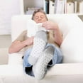 thumbnail image 5 of CHOK 6 Pairs Men‘s Non-Skid Diabetic Cotton Crew Gripper Socks with Non Binding Top, 5 of 5